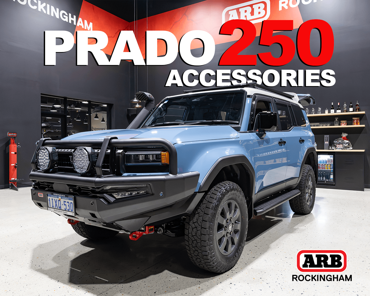 Toyota Prado 250 fitted with ARB accessories at ARB Rockingham