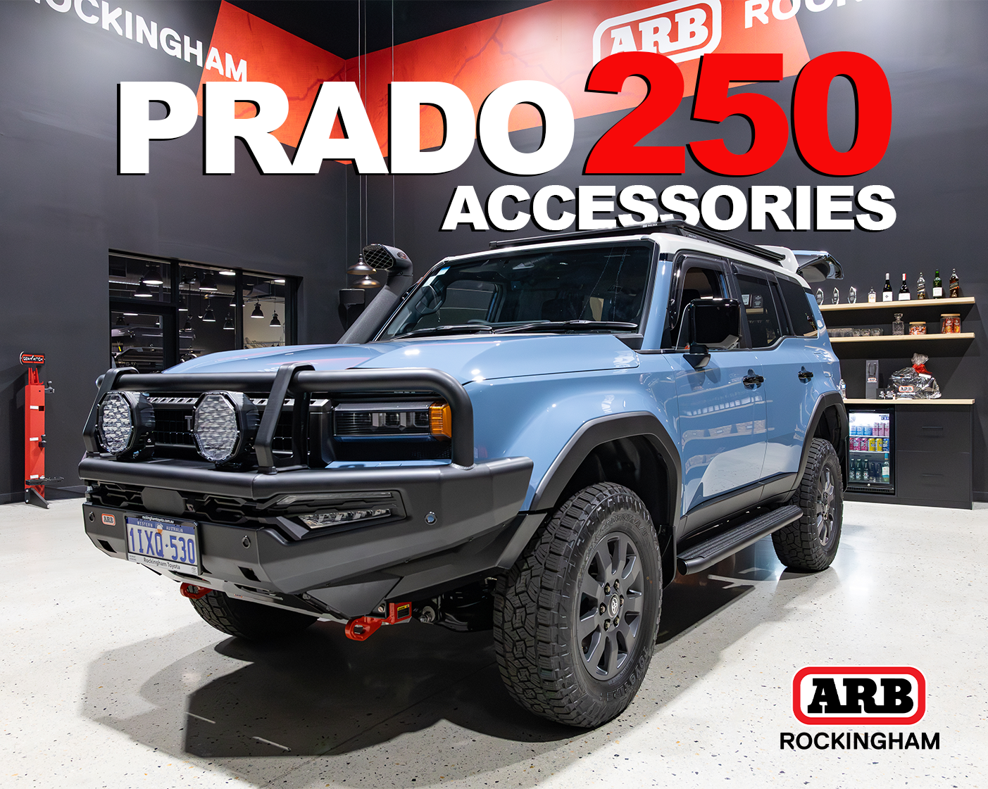 Toyota Prado 250 fitted with ARB accessories at ARB Rockingham