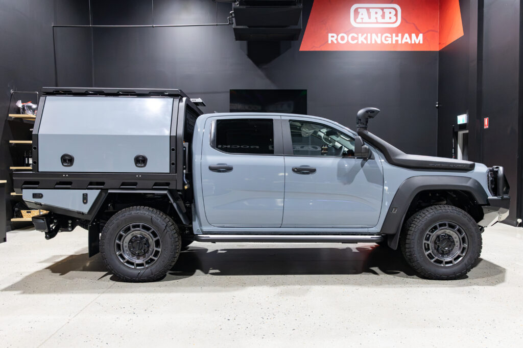 Ford Ranger Super Duty XLT fitted with a MITS Alloy Tray and Canopy at ARB Rockingham