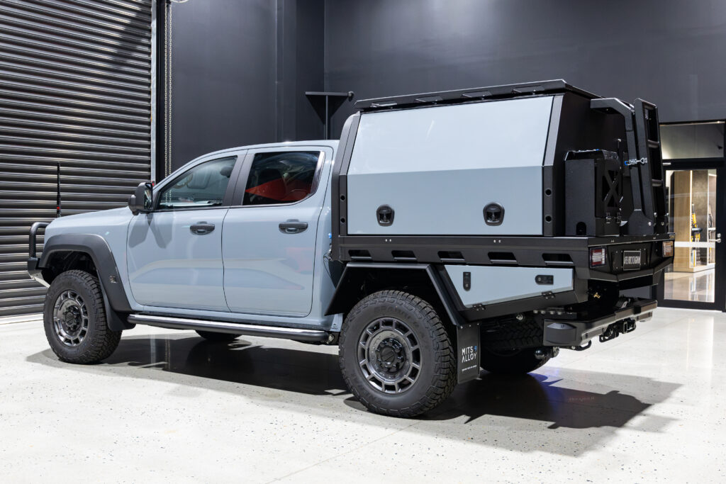 Ford Ranger Super Duty XLT fitted with a MITS Alloy Tray and Canopy at ARB Rockingham