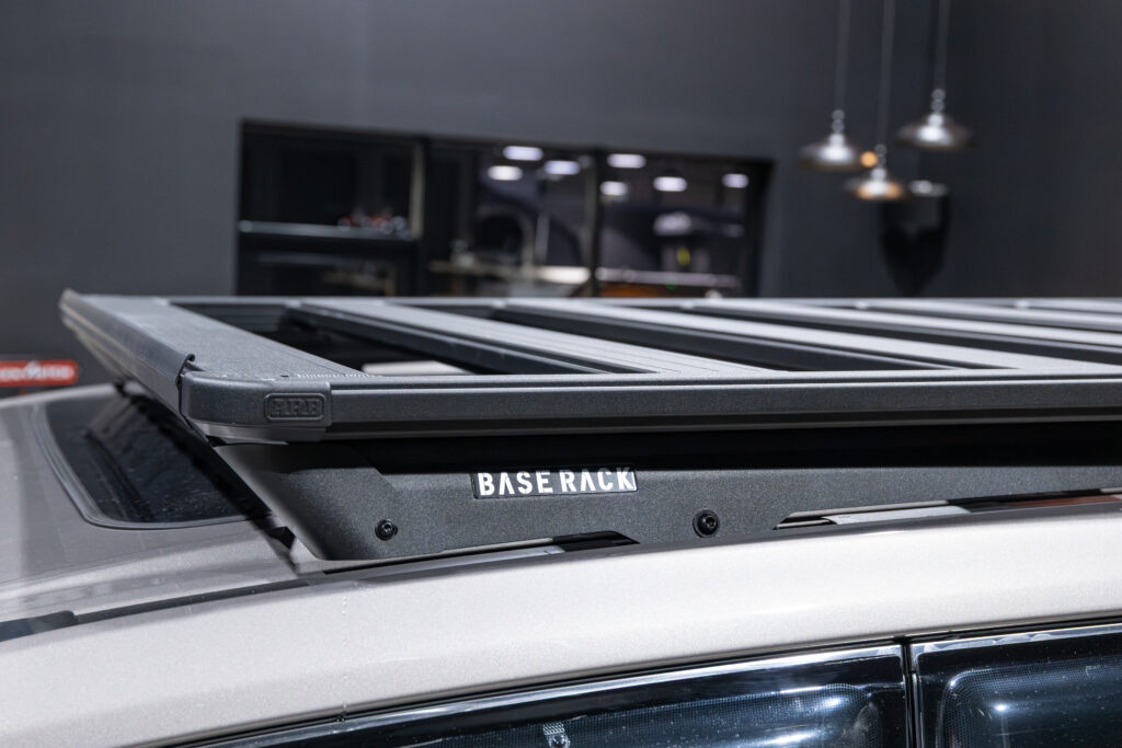 ARB Base Rack fitted to Rick's Toyota LandCruiser 300 Series for carrying touring gear and accessories.