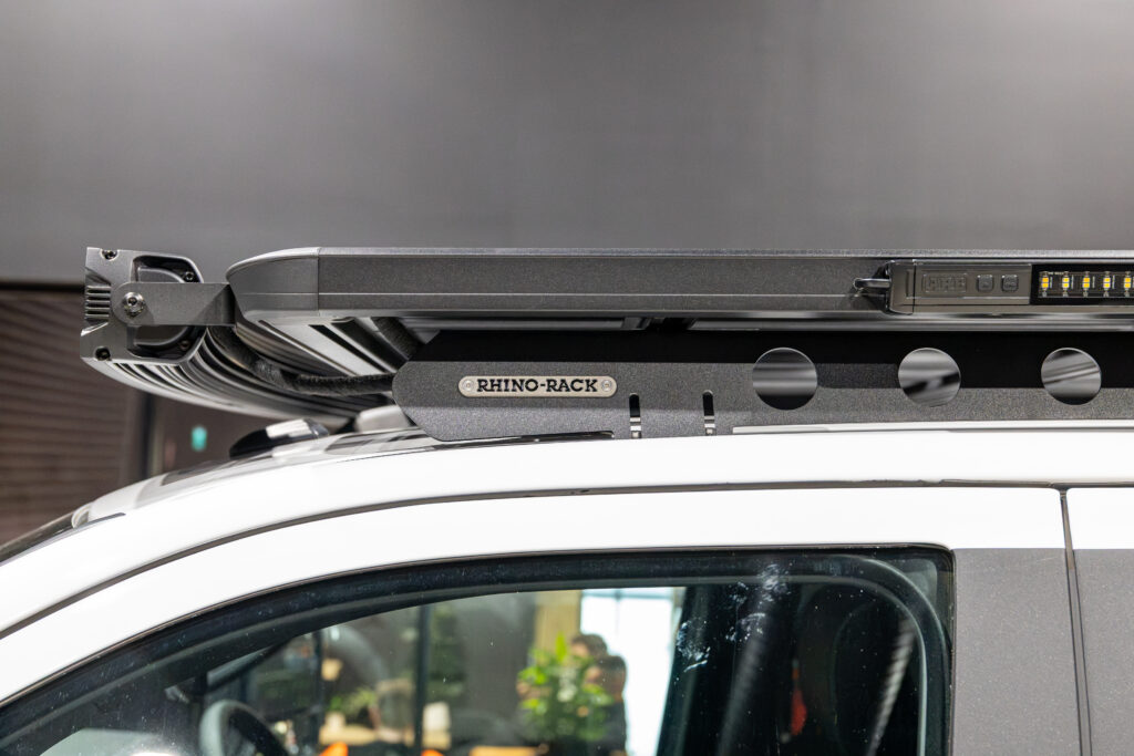 Rhino-Rack Pioneer platform rack fitted to Kyle's RAM 2500 at ARB Rockingham