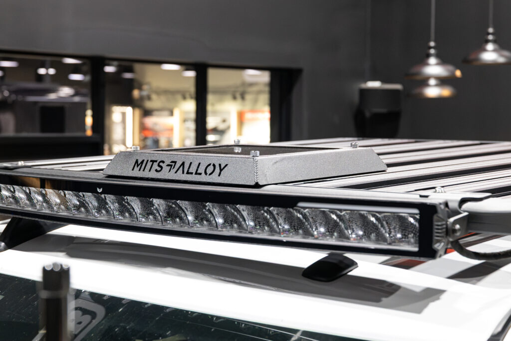 MITS Alloy Starlink Mini Mount with Starlink Mini fitted to Kyle's RAM 2500