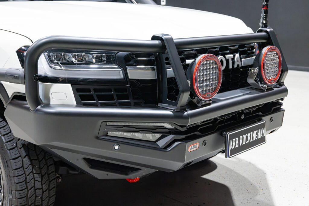 ARB Summit MKII Bull Bar with ARB Intensity V2 driving lights fitted to Tania’s Toyota LC300