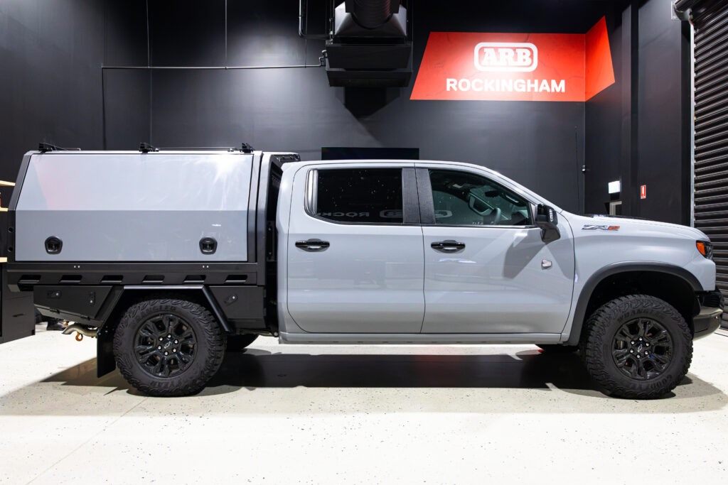 Chevrolet Silverado 1500 MITS Alloy tray and canopy build by ARB Rockingham